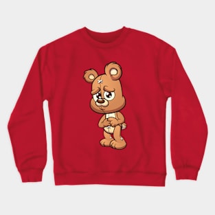 Shy Teddy Bear Crewneck Sweatshirt